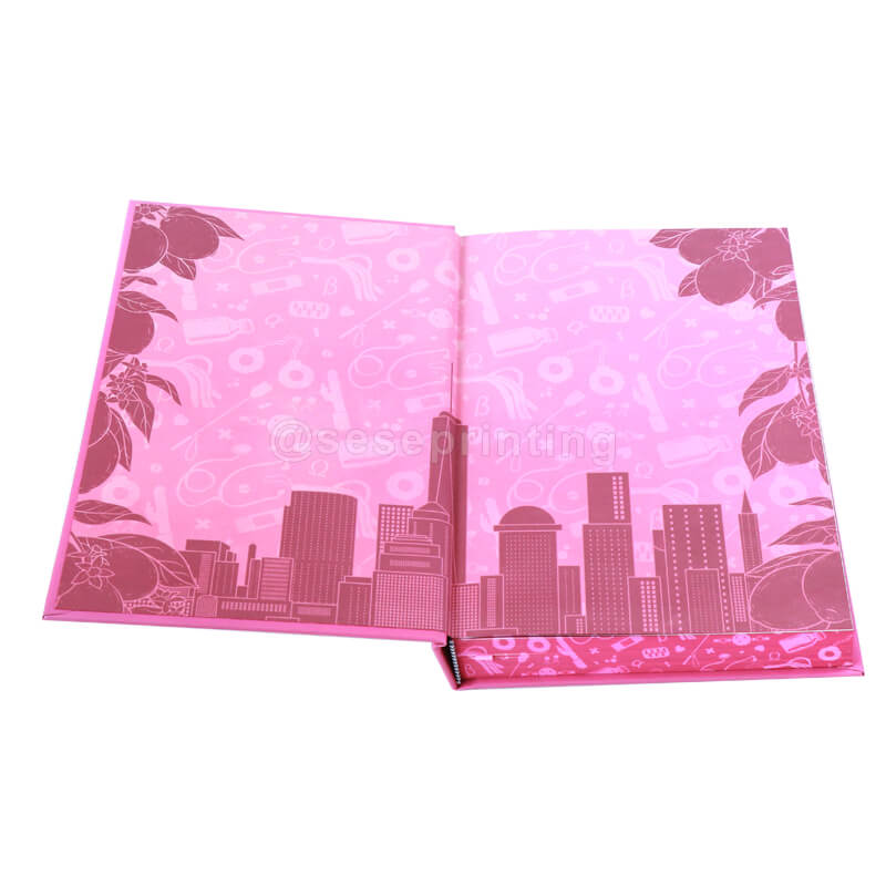 Hardcover with Holographic Foiling Cover, Sprayed Patterned Edges, and Coloured Endpaper Illustrations