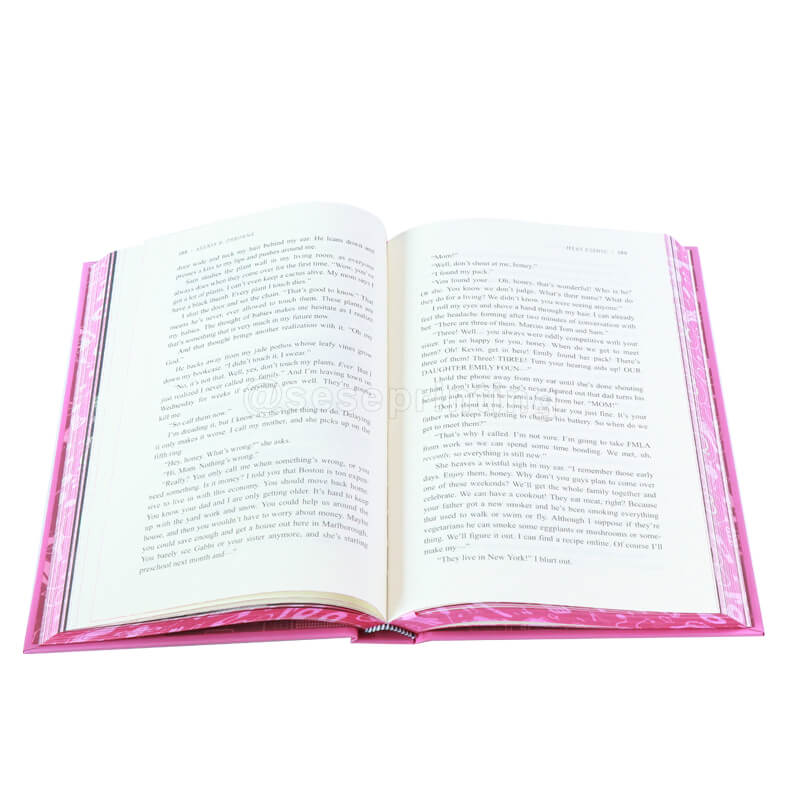 Hardcover with Holographic Foiling Cover, Sprayed Patterned Edges, and Coloured Endpaper Illustrations