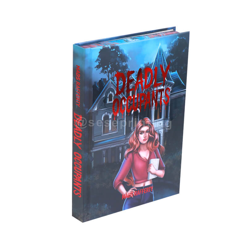 Special Edition Fiction Books with Sprayed Edges, UV and Foiling Covers, Printed Endpapers