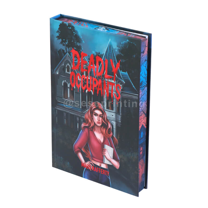 Special Edition Fiction Books with Sprayed Edges, UV and Foiling Covers, Printed Endpapers