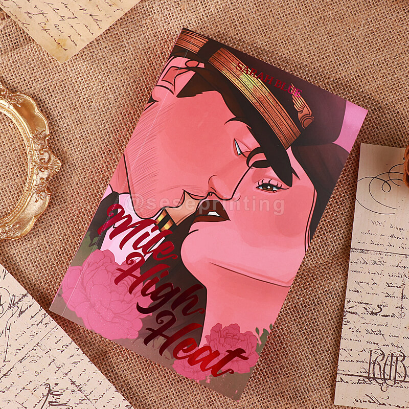 Special Edition Romance Book with Foil Paperback and Sprayed Patterned Edges