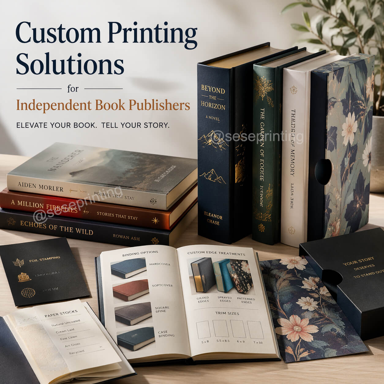 Custom Printing Solutions for Independent Book Publishers