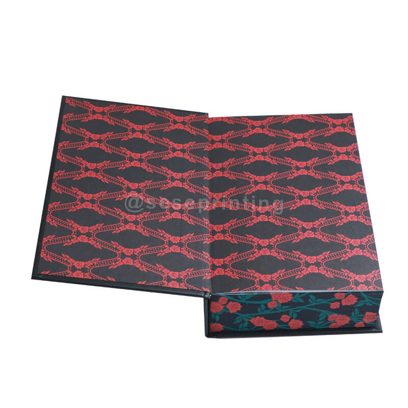 Hardback Book with Printed Edges and Foil on Cover, Custom Endpapers, Color Illustration Pages