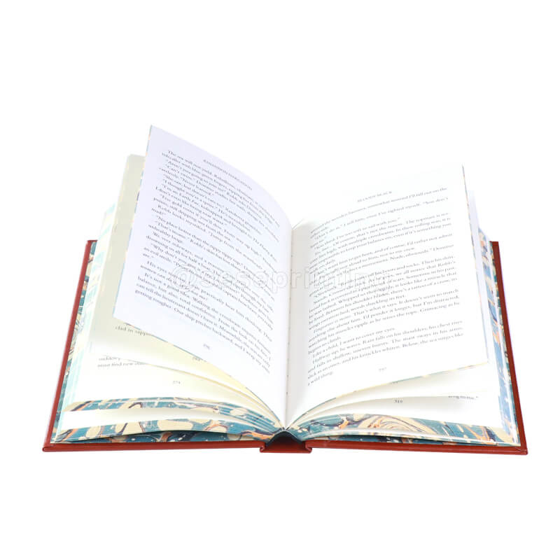 Create Leather Bound Book with Embossing on Spine, Debossed Title, Decorative Endpapers and Sprayed Edges