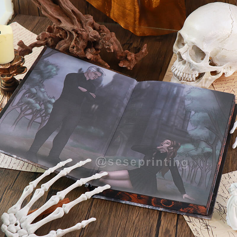 Special Editions Book with Sprayed Edges, Endpapers, and Foiled Hardcover