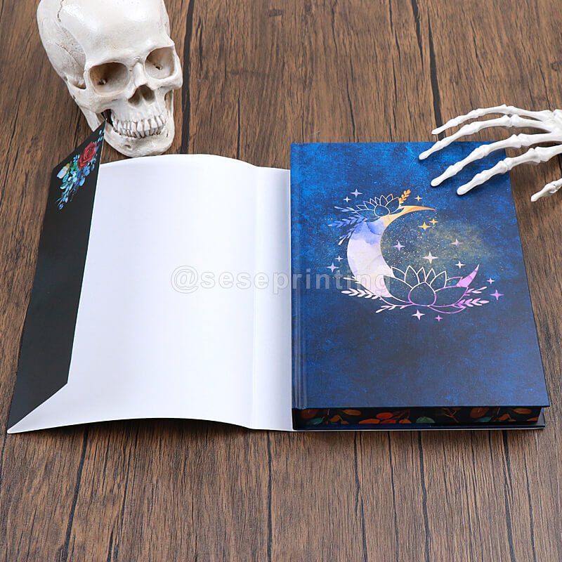 Hardback Book with Matte Cover, Sprayed Edges, Possible Dust Jacket and Custom Endpapers