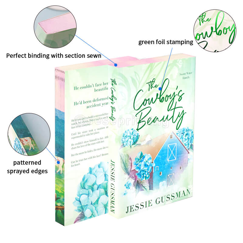 Personalized Special Edition Softcover Book with Digital Edge Printing and Foiled Cover