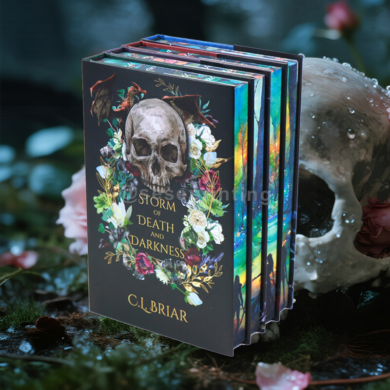 Special Edition Omnibus Novel with Sprayed Edges, Dust Jackets, Custom Endpapers