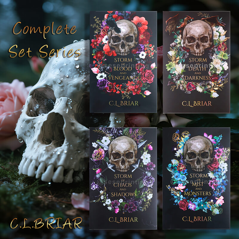 Special Edition Omnibus Novel with Sprayed Edges, Dust Jackets, Custom Endpapers