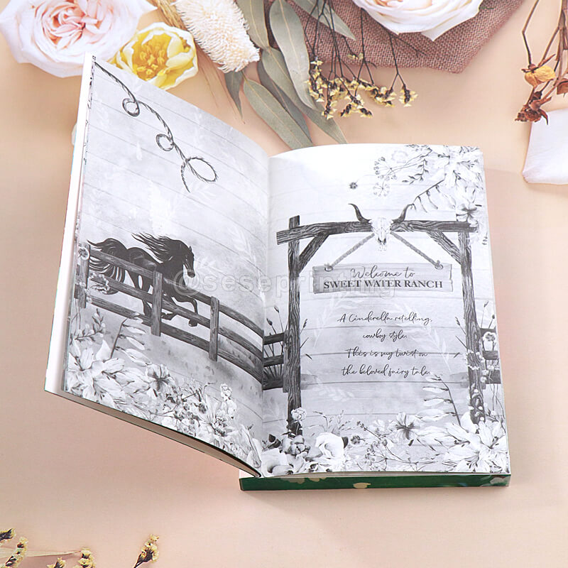 Sprayed Edge Design for My Book and Foiling Stamped on Soft Cover Printing