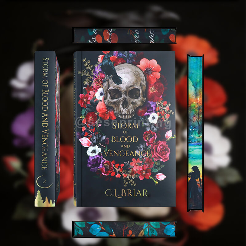 Special Edition Book with Dust Jackets and Hardcover Printing Sprayed Edges
