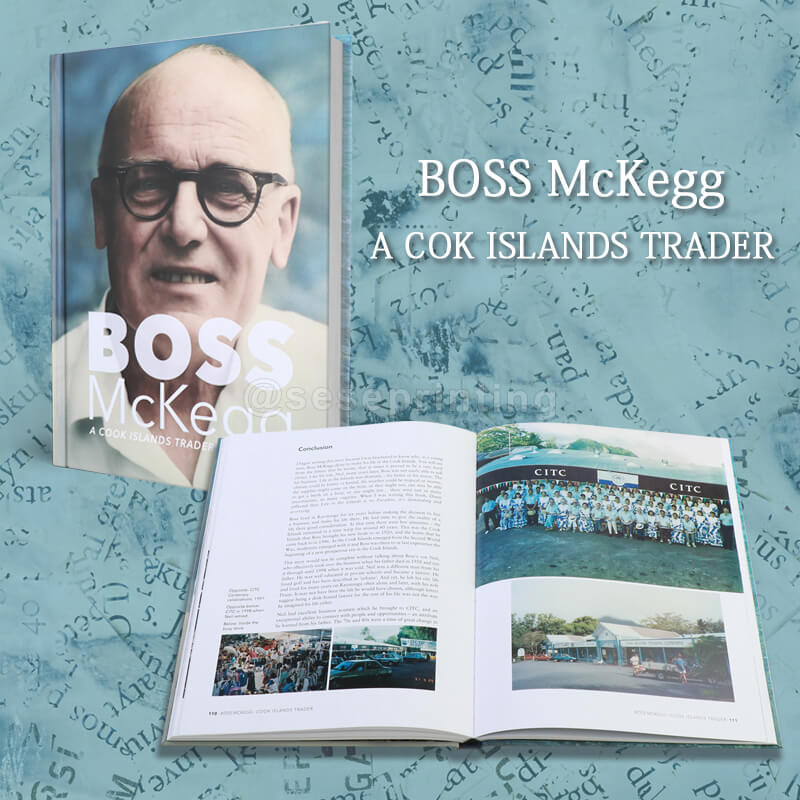 Black and White Printing Hardback Book with Matte Lamination for Genealogy & Legacy Stories
