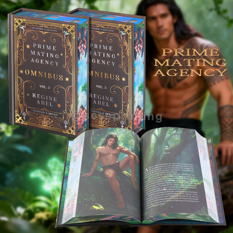 Foiling Embossing on Special Edition Book with Sprayed Edges, Full Color Illustration Pages