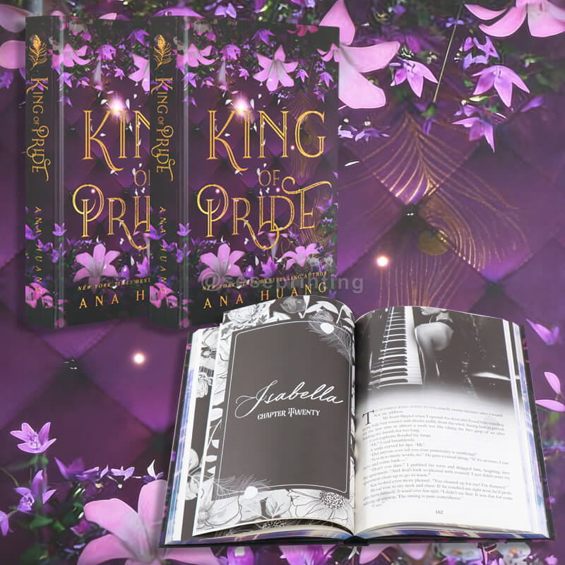 Special Edition Book with Sprayed Edges, Printed End Papers and Foil Stamped Hardcover