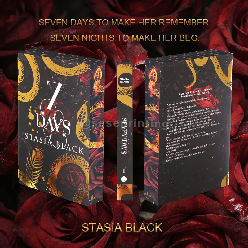 Printing Paperback with a Matte Finish with Gold Foil Stamping, and Sprayed Edges