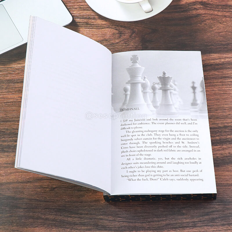 4 Book Series Custom Books Printed in Paperback with Foil Covers and Sprayed Edges