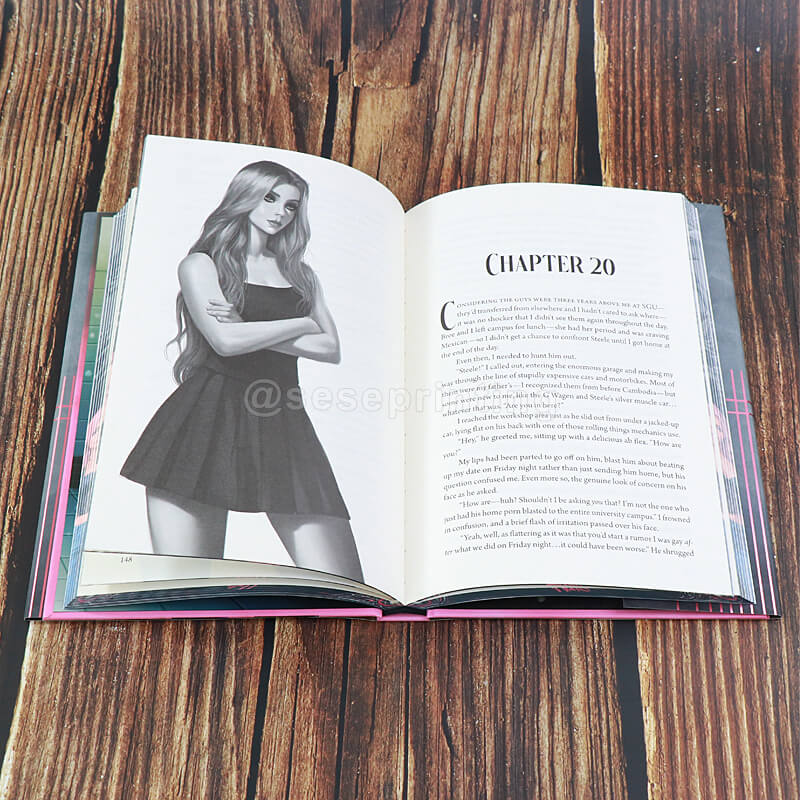 Special Edition Omnibus Book Series with Sprayed Edges and Illustration Endpapers, Dust Jackets