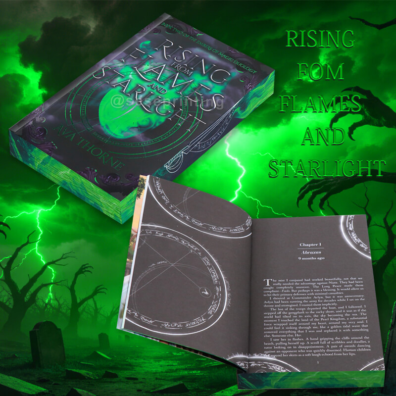 Book Printing with Special Features Foiling and Spot UV on Paperback, Custom Sprayed Edges