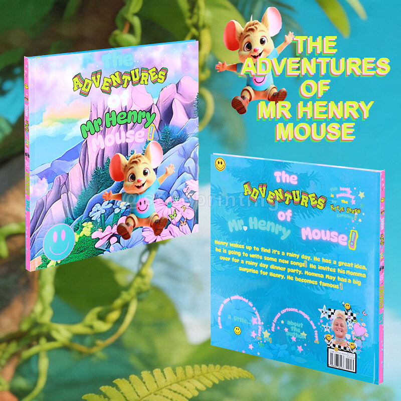 Full Color Printing on Coated Art Paper Pages Children Books with Gloss Lamination Hardcover
