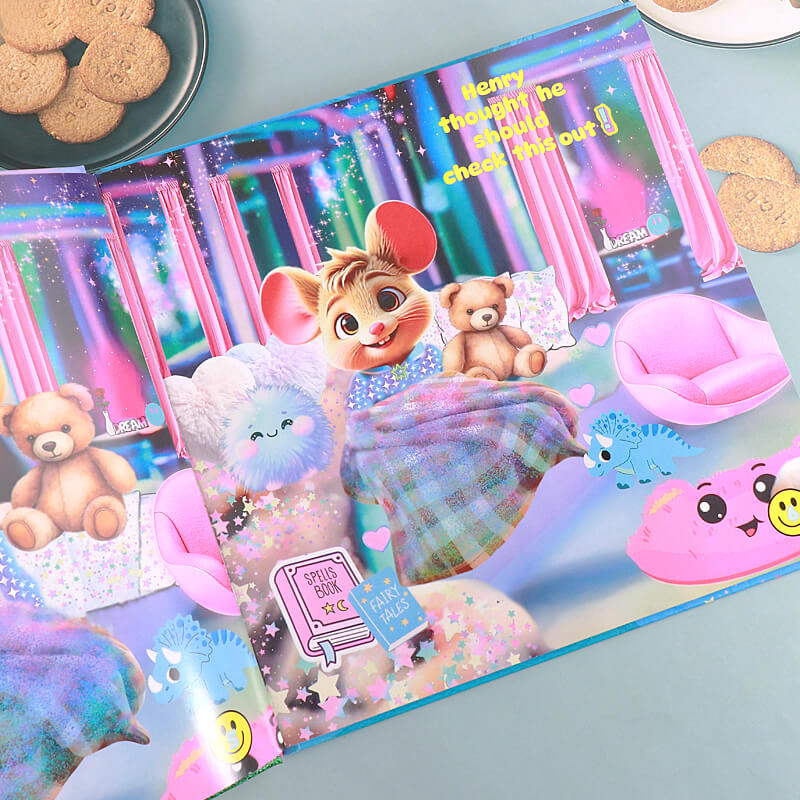 Full Color Printing on Coated Art Paper Pages Children Books with Gloss Lamination Hardcover