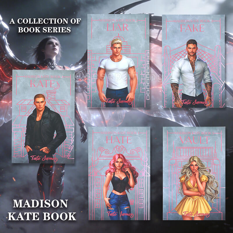 Five Book Series with Spot UV on Characters, Foil Dust Jackets, Sprayed Edges, Printed Endpapers