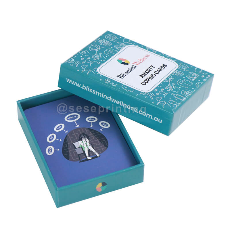 Custom Printing Card Games Service for Educational Wellness & Affirmation Cards