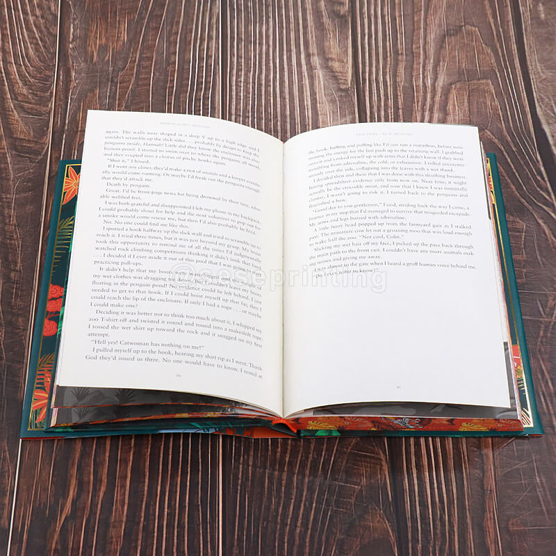 Special Edition Hardcover Book with Spot UV, Foiling, Endpapers, Sprayed Edges and Dust Jackets