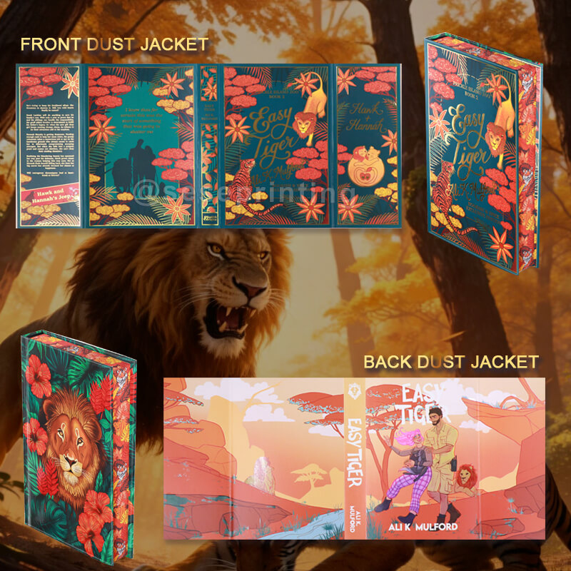 Special Edition Hardcover Book with Spot UV, Foiling, Endpapers, Sprayed Edges and Dust Jackets