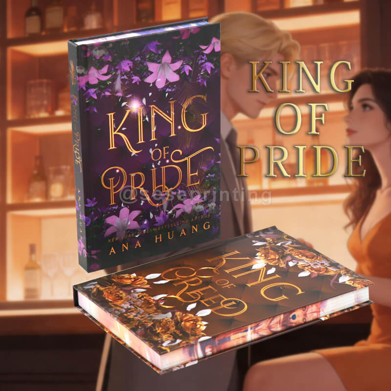 Indie Author Special Edition Hardcover Set with Gold Foil, Patterned Edges and Illustration Endpapers