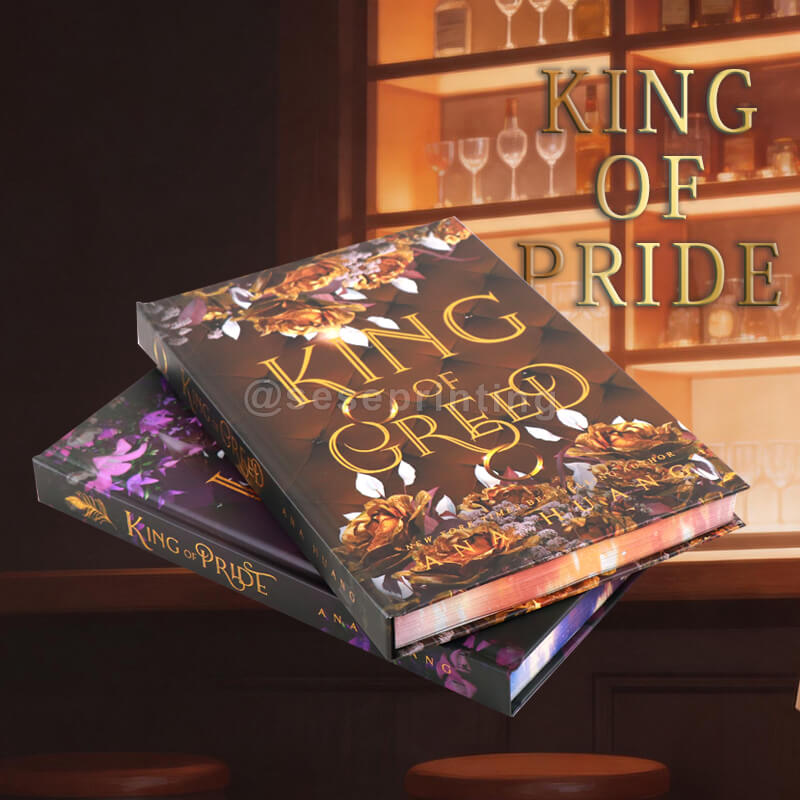 Indie Author Special Edition Hardcover Set with Gold Foil, Patterned Edges and Illustration Endpapers