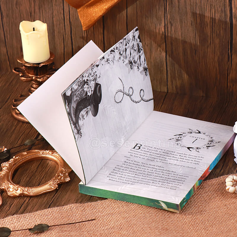 Perfect Bound Special Edition Book with Foil Stamping and Sprayed Edges