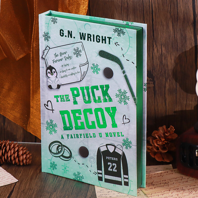 Special Edition Hardcover Book with Foil on Matte Finish, Metallic Sprayed Edges