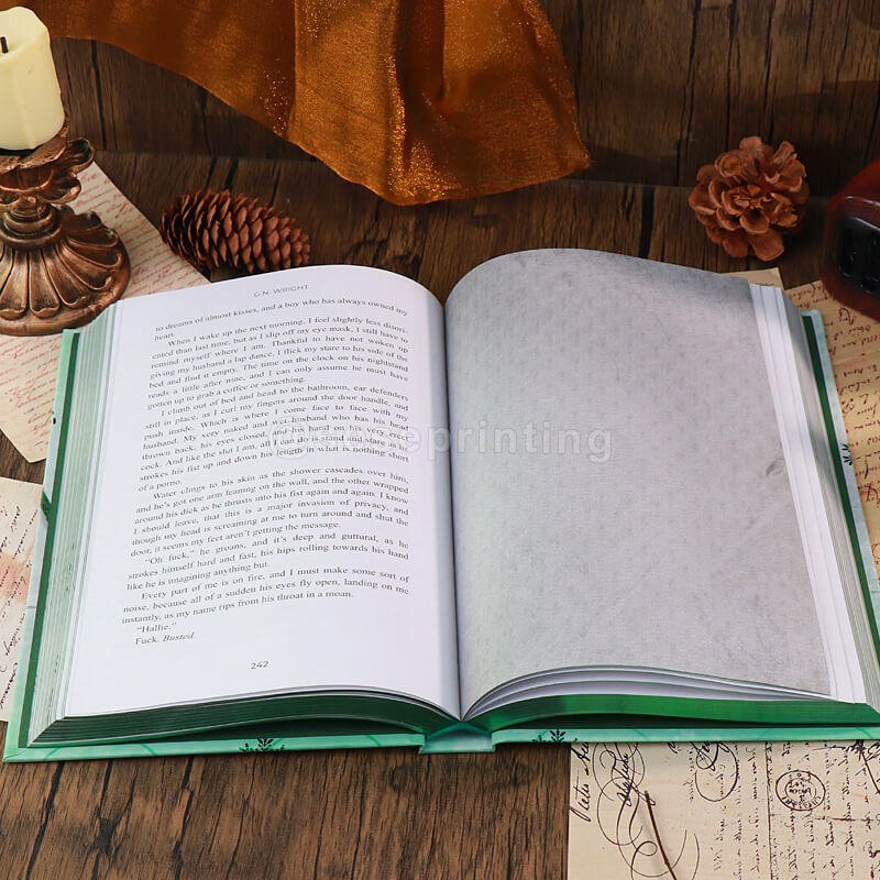 Special Edition Hardcover Book with Foil on Matte Finish, Metallic Sprayed Edges