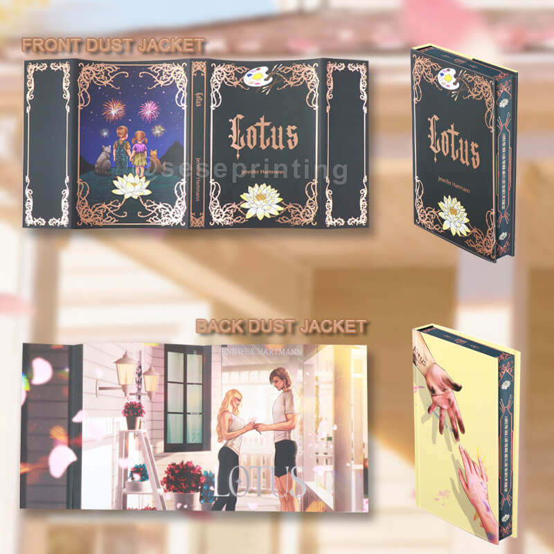 Special Edition with Sprayed Edges, Foiling Dust Jackets, Spot UV on the Hardcover, Custom Endpapers