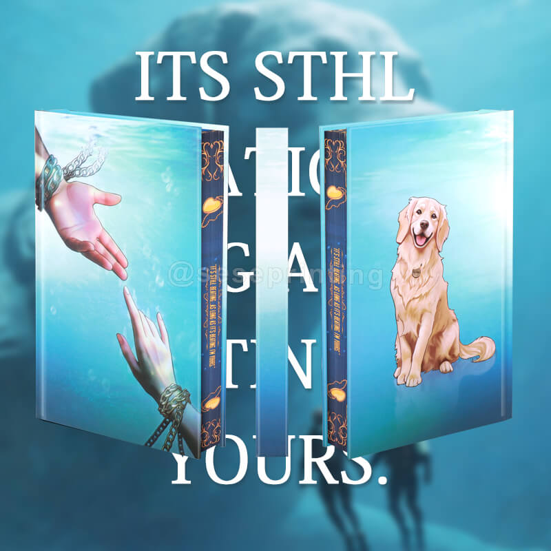Custom Special Edition Books with Spot UV on Hardcover, Endpapers & Sprayed Edges