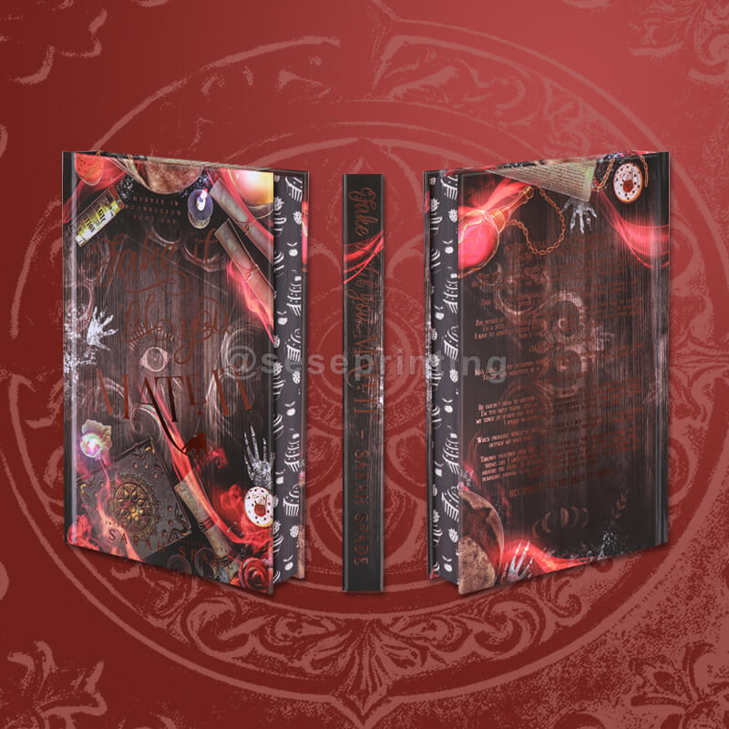 Fantasy Novel Special Edition with Gold Foil on Cover, Sprayed Edges and Endpapers