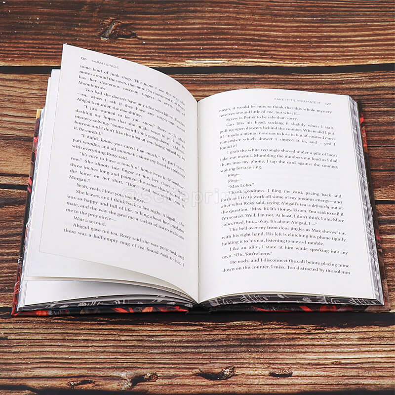 Fantasy Novel Special Edition with Gold Foil on Cover, Sprayed Edges and Endpapers