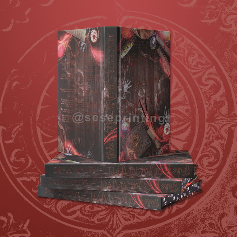 Fantasy Novel Special Edition with Gold Foil on Cover, Sprayed Edges and Endpapers