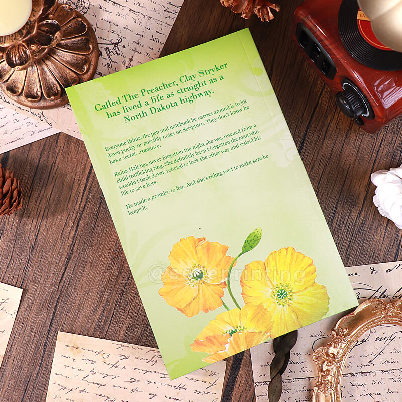 Special Edition Softcover Romance Novel with Foil Stamping and Illustrated Sprayed Edges
