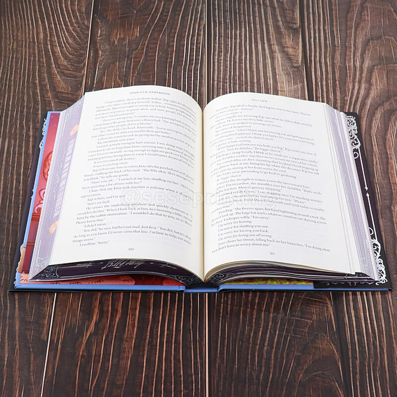 Special Edition with Spot UV on Hardcover, Patterned Edges, Custom Dust Jackets and Endpapers