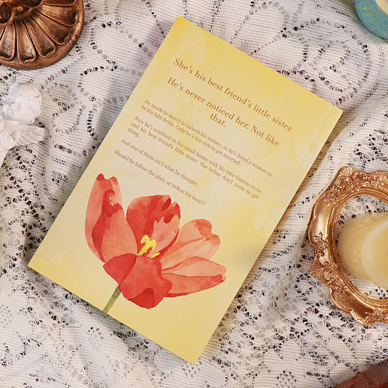 Booktok Special Edition Paperback with Gold Foil Stamping, Patterned Sprayed Edges