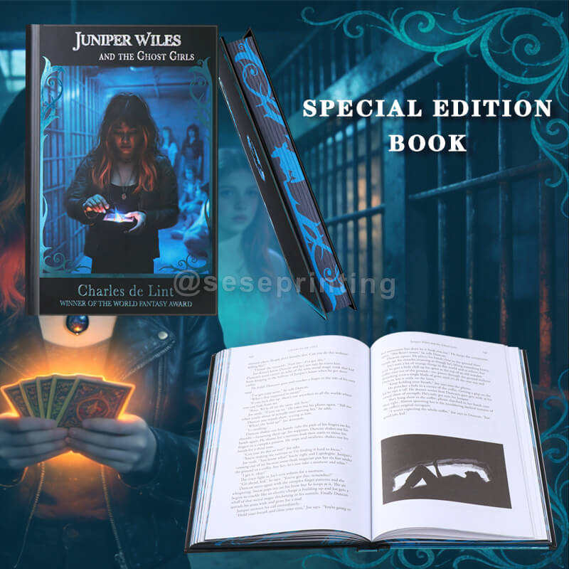 Special Edition Fantasy Book with Foiling Hardcover, Sprayed Page Edges & Art Endpapers