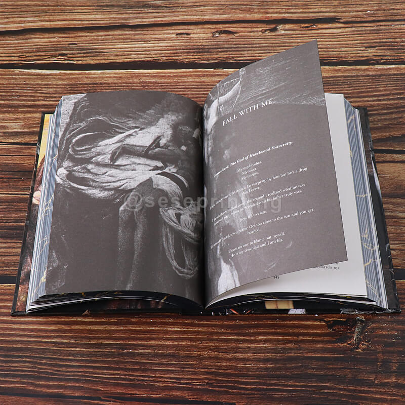 Author Edition Fantasy Novel with Custom Foil Cover Design and Sprayed Edges