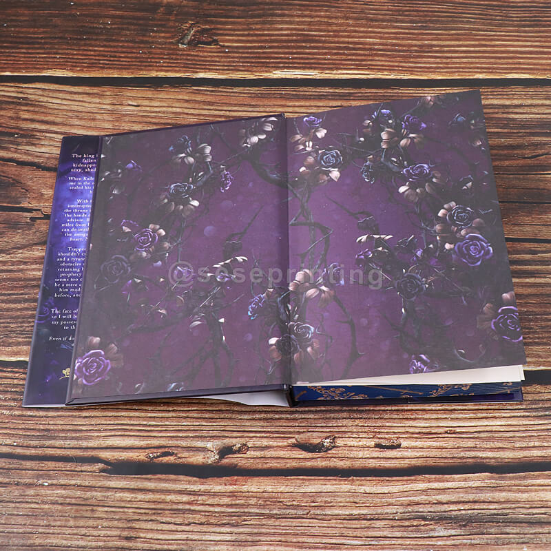 Deluxe Hardcover Novel with Holographic Foil Cover, Dust Jacket and Sprayed Edges