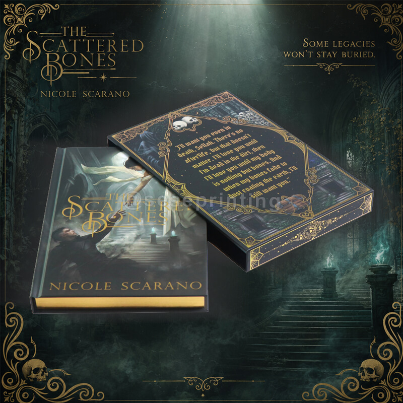 Limited Edition Hardcover Books with Gold Foil Stamping, Sprayed Edges, and Slipcase
