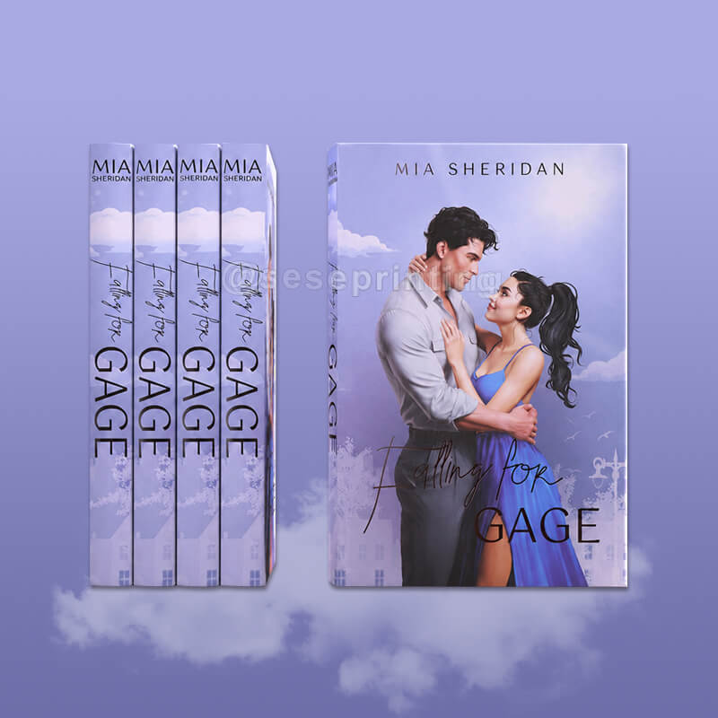 Special Edition Hardcover Book with Soft-Touch Coating Cover, Dust Jackets and Sprayed Edges