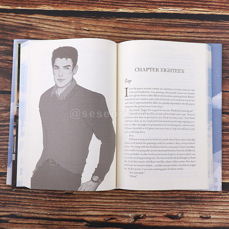 Special Edition Hardcover Book with Soft-Touch Coating Cover, Dust Jackets and Sprayed Edges