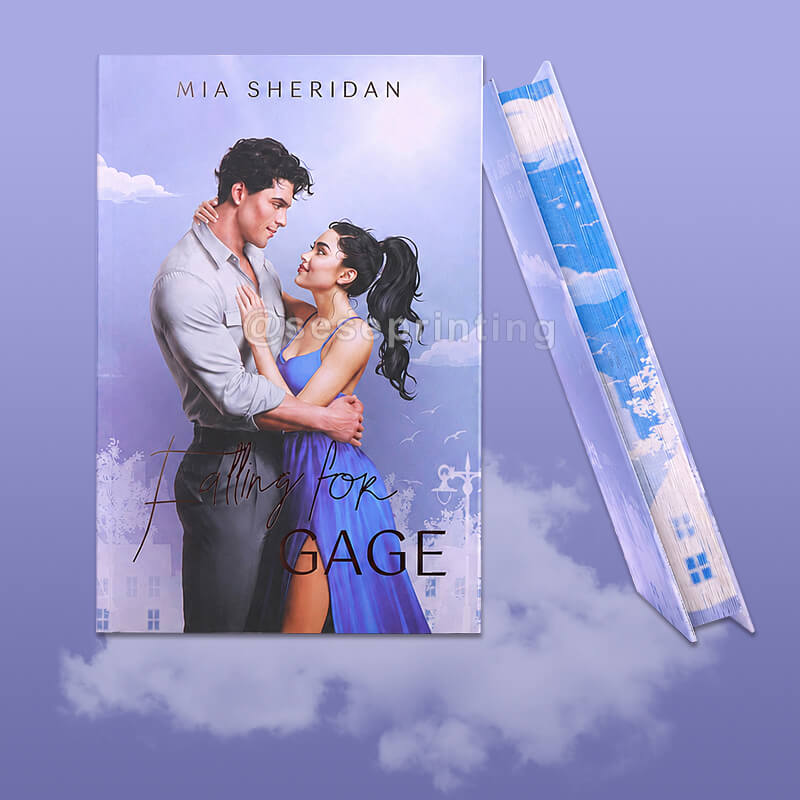 Special Edition Hardcover Book with Soft-Touch Coating Cover, Dust Jackets and Sprayed Edges