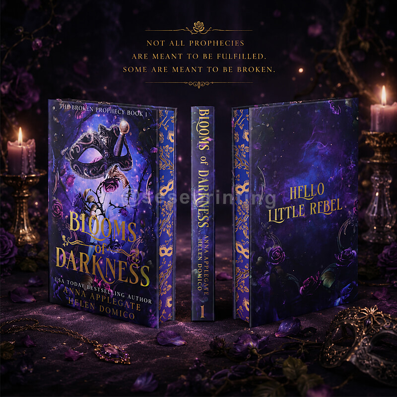 Holographic Foil Special Editions with Illustrated Dust Jackets, Custom Endpapers and Sprayed Edges