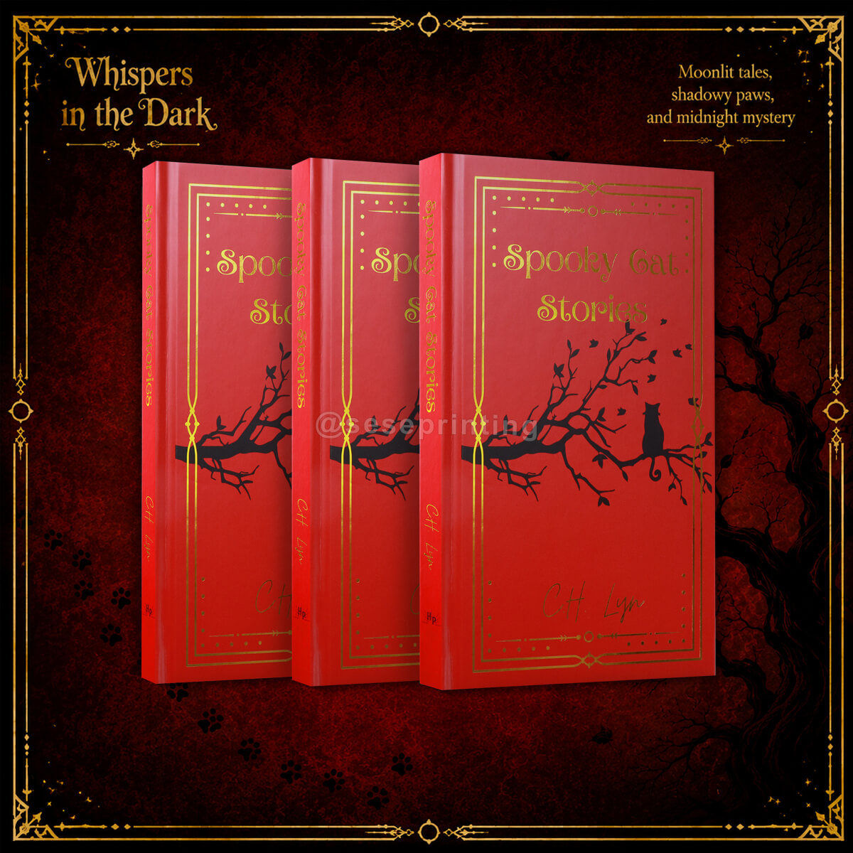 Special Edition Children Book with Foil Cover, Custom Sprayed Edges and Illustrated Endpapers